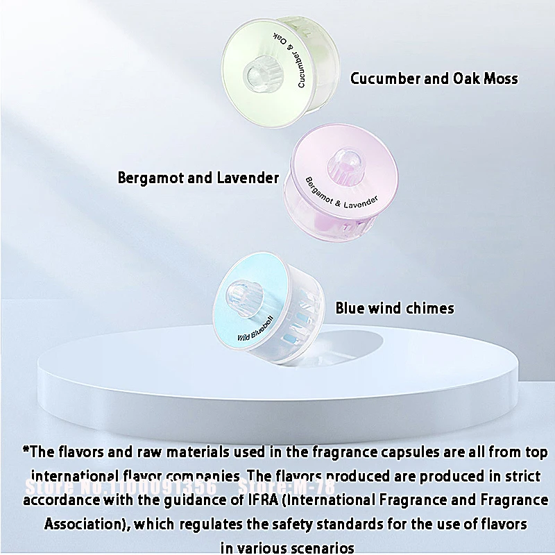 Fragrance Capsules Air Freshener Perfume Kits For ECOVACS Deebot T9 Max / Power/ Aivi / T10 Plus Vacuum Cleaner Sweeper Cleaner