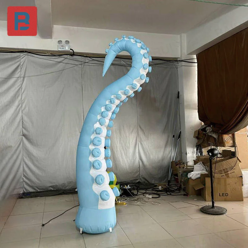 Inflatable octopus tentacles, animal air models, outdoor shopping mall square wall-climbing decoration props