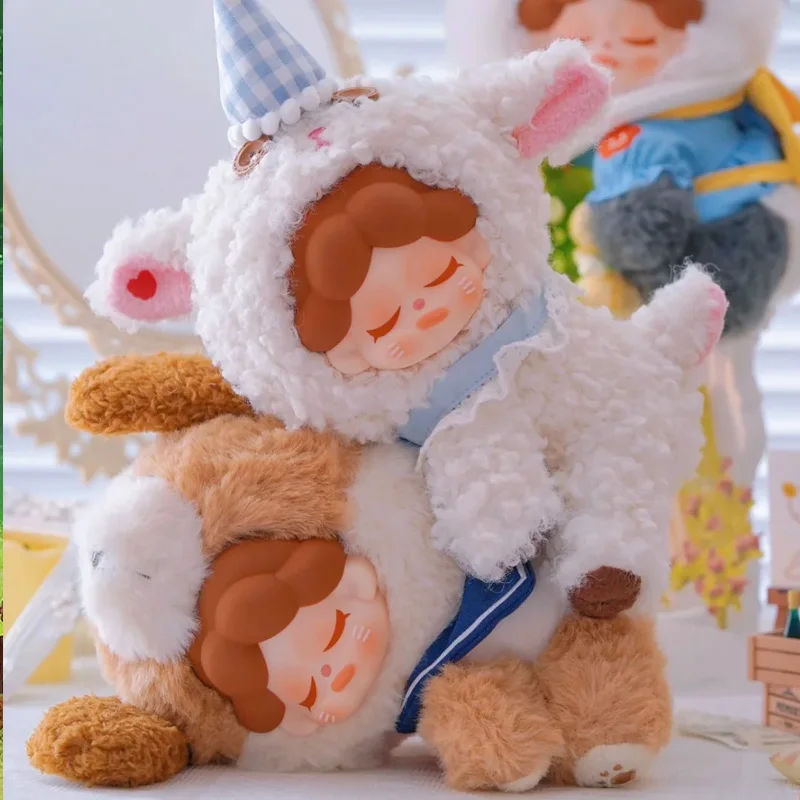 

New Wendy Zoo School Series Panda Sheep Dog Koala Rabbit Blind Box Figure Toy Cute Replica Pendant Crossbody Doll Birthday Gifts