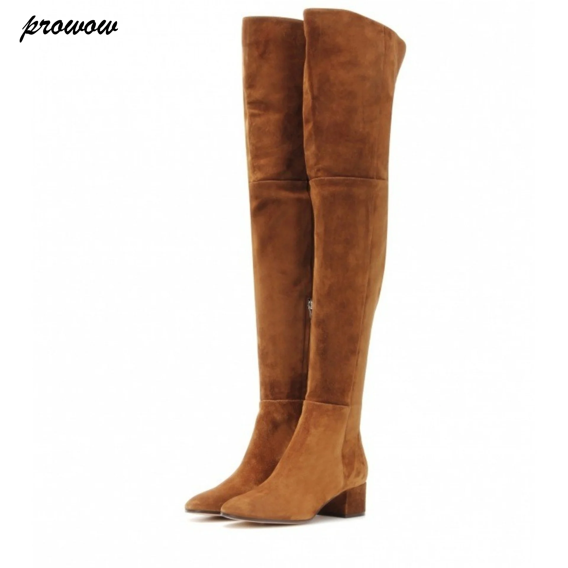 prowow-new-black-grey-fashion-women-boots-square-thick-heel-ladies-boots-zipper-square-heel-leather-over-the-knee-boots-shoes