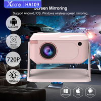 Portable Proyector 4K Android 11 Dual Wifi 5 600ANSI CPU H713M BT5.0 1080P 1280*720P Proyector de cine en casa para exteriores