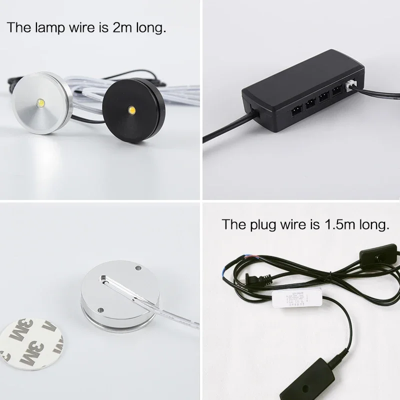 Led Wine Cabinets Mini Astigmatic Light Plug Spotlights For Model Display Counters Garage Kits Display Boxes Shelf Downlights