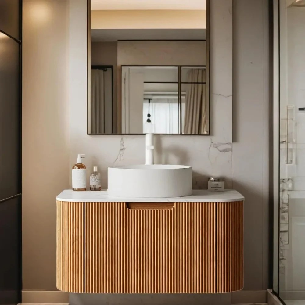 

30 Inch Bathroom Vanity with Sink,with Ultra-Thin Ceramic Basin and Marble Top, Extra Large Storage Drawer, Bathroom Vanities