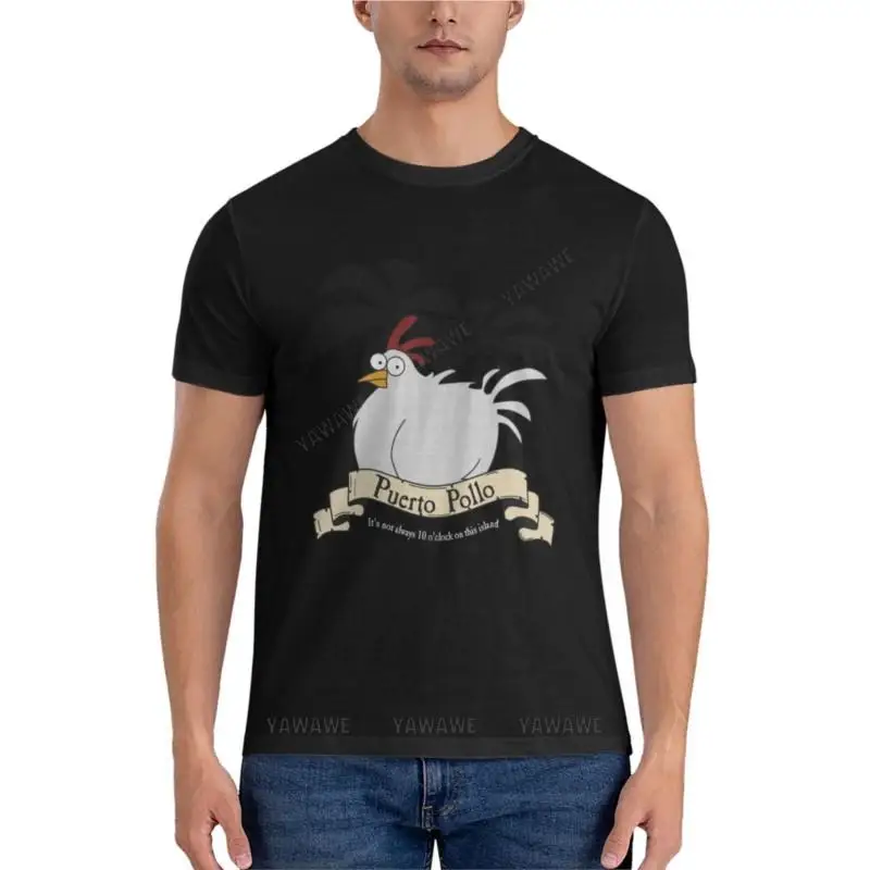 

Cotton tshirt men Puerto Pollo Essential T-Shirt big and tall t shirts for men anime clothes mens graphic t-shirts brand tees