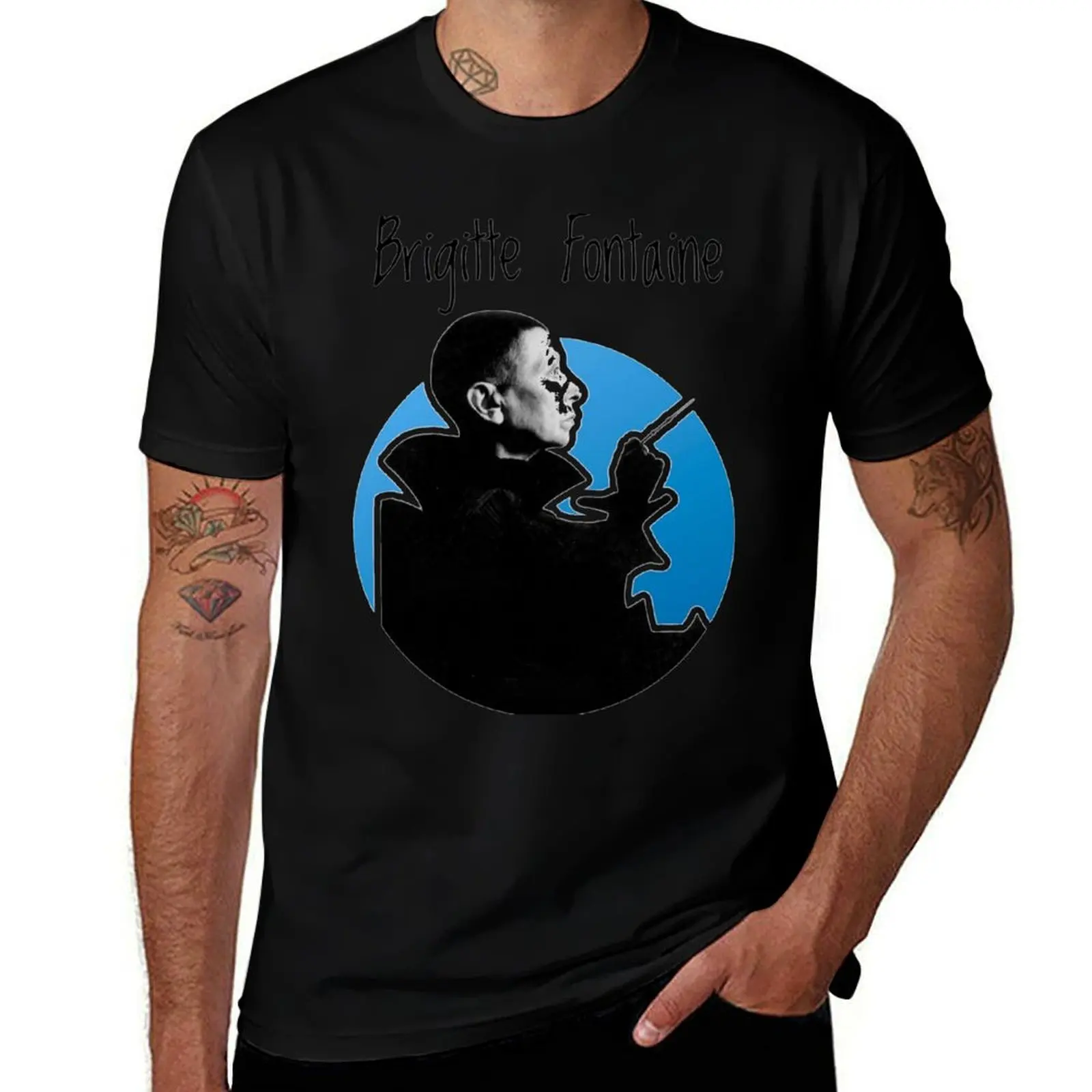 

Brigitte Fontaine T-Shirt blacks Aesthetic clothing fashion shirts plus sizes t shirt men