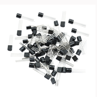 50pcs 2N2222 2N2907 2N3904 2N3906 2N4401 2N4403 2N5401 2N6517 2N5551 2N7000 S8050 S8550 SS8050 SS8550 TO-92 Transistore Triodo