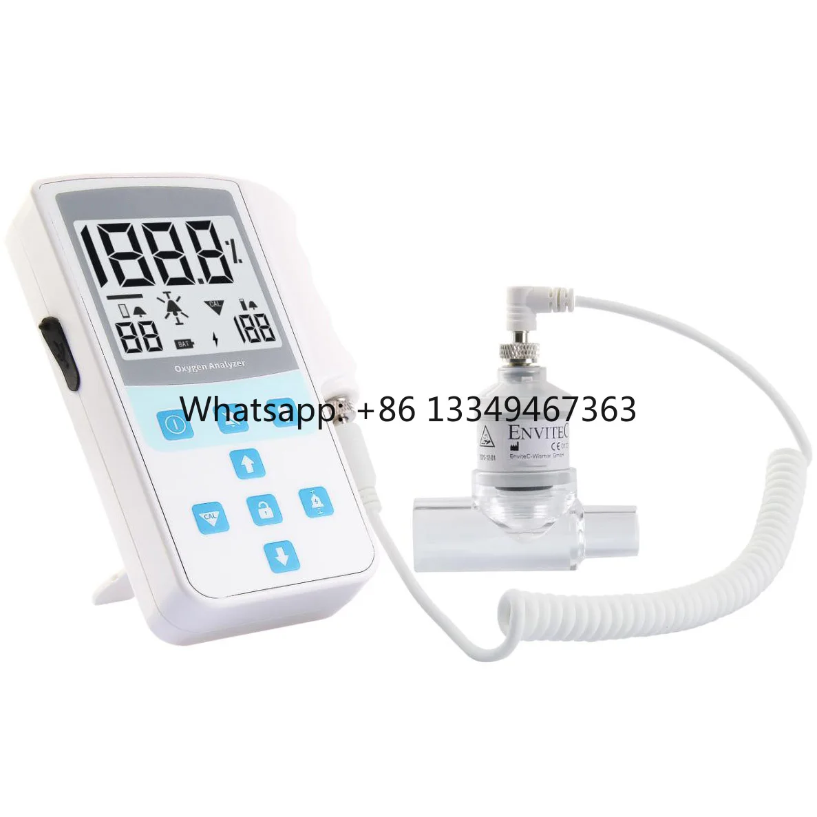 Oxygen Analyzer, Handheld Oxygen Analyzer, Used in Various Medical Applications
