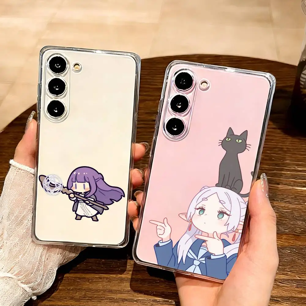 Fanart Sousou NO F-FrierenS Phone Case For SamsungA10 A12 A31 A40 A70 Transparent Cover Case