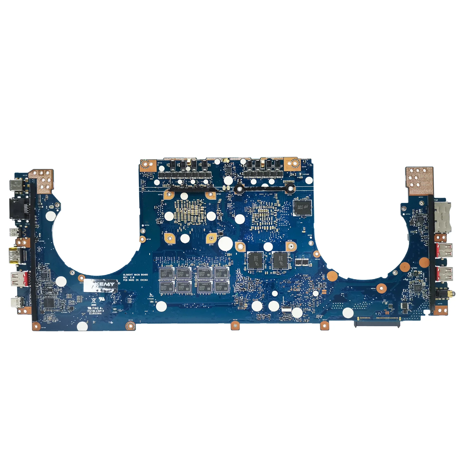 GL502VT Laptop Motherboard For ASUS ROG Strix S5VT GL502VT G502VT GL502 Orainal Mainboard 8G-RAM I7-6700HQ GTX970M-3G 100% Test