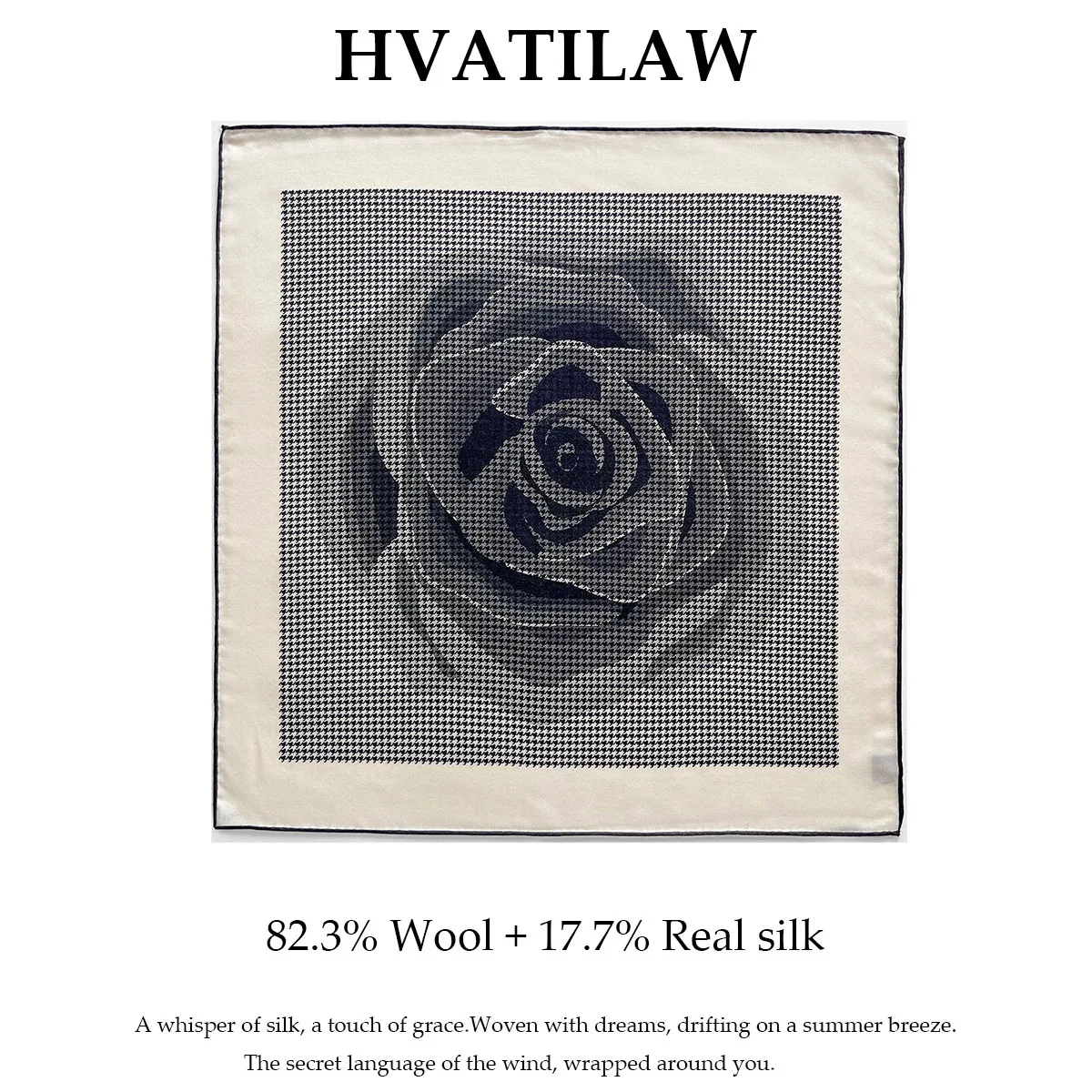 

100% Pure Real Silk Wool Scarf Women Fashion Print Shawl Wrap Square Scarves Hijabs Headscarf Headband Bandana Poncho Pashmina