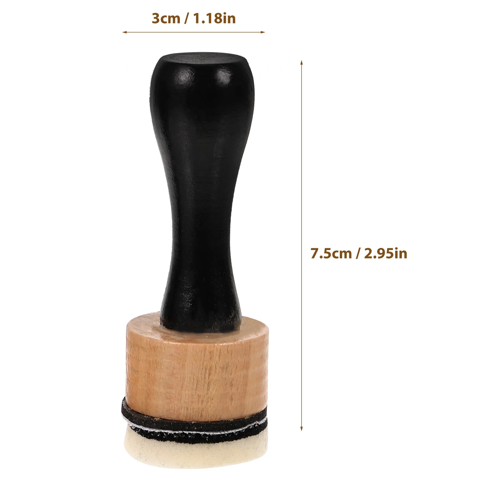 Mini Ink Mixing Foam Pads Distress for Blending Sponge Round Wooden Distressing Tool Tools