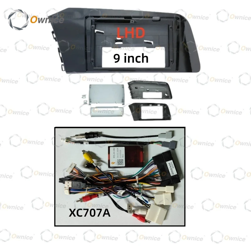 

Автомагнитола Ownice 9 дюймов для Hyundai Elantra VII CN7 2020-2021, GPS-стереопанель, подходящая рамка для автомагнитолы, жгут проводов Canbus