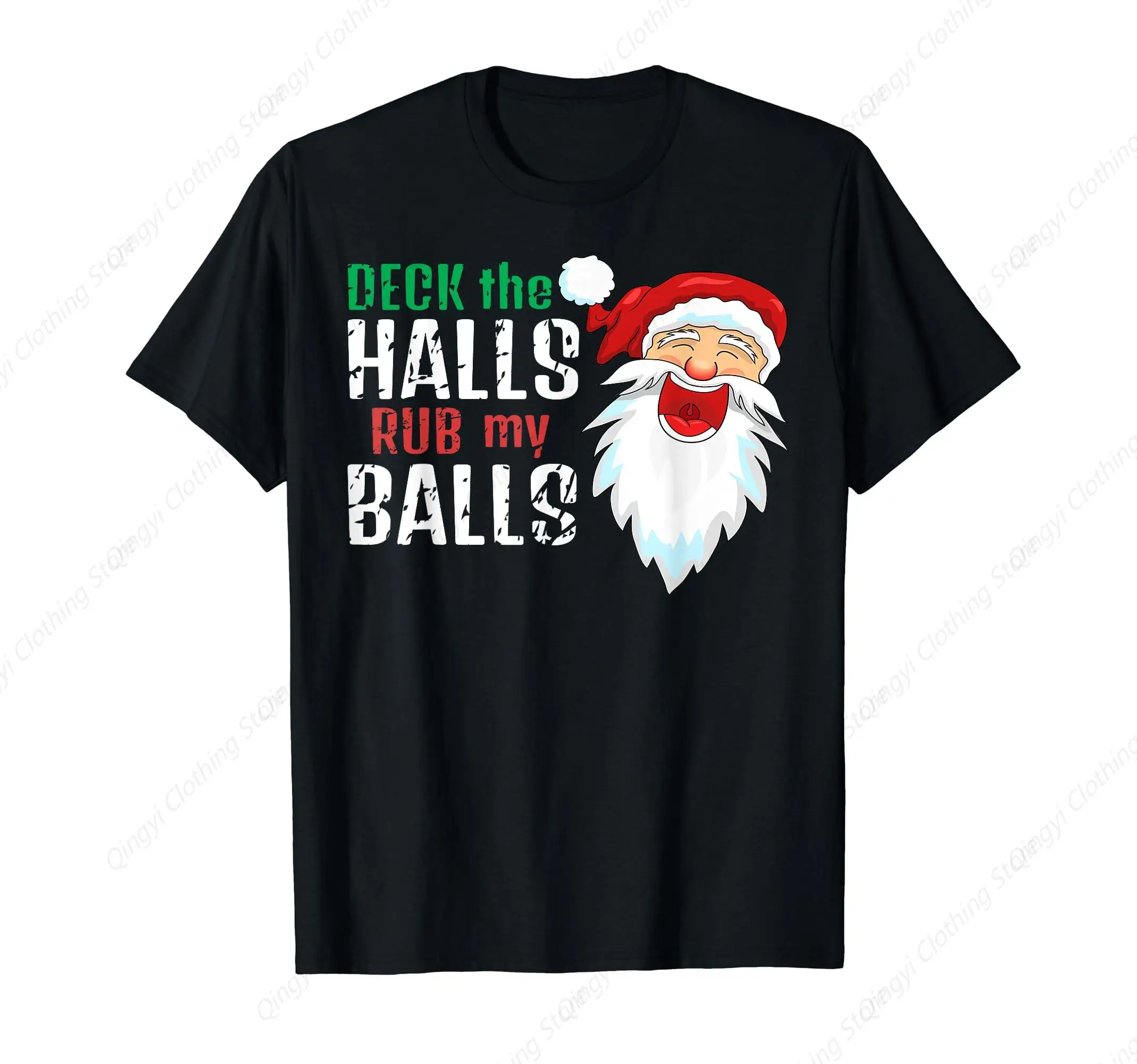 T Shirts Naughty Santa Joke Profane Christmas Shirts T-Shirt