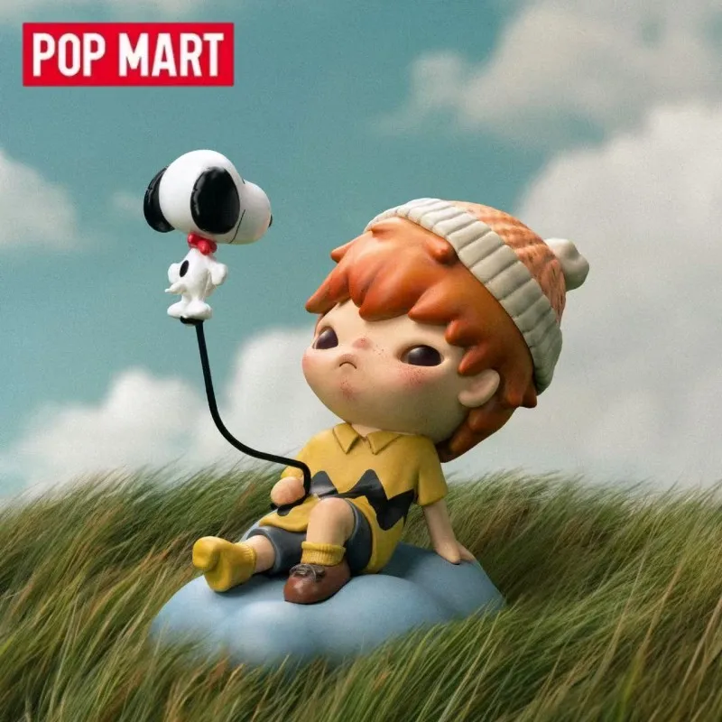 

POP MART Hirono x SNOOPY Series слепая коробка игрушки куклы милая аниме-фигурка Guess сумка настольные украшения коллекция подарок милая модель