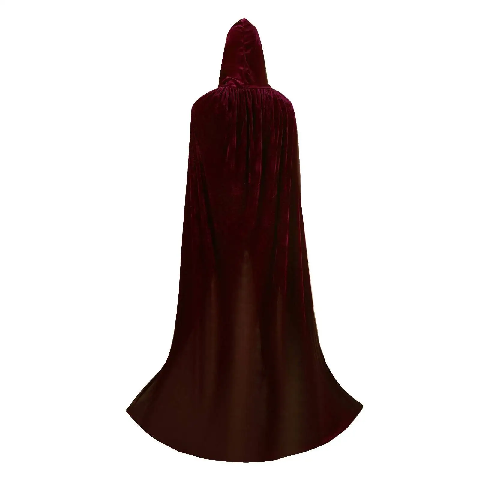 لوهوين المخملية رداء تأثيري حلي الموت الله الساحرة المرأة عباءة المرحلة العرقية زي الكبار حجم كلمة واحدة