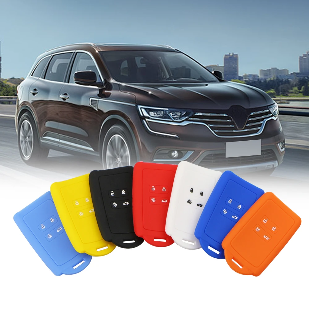 Silikon Auto Schlüssel Fall Abdeckung Für Dacia 3 Renault Captur Zoe Espace 5 Clio Megane 4 Arkana Schlüssel Tasche Shell schlüssel Schutz Zubehör