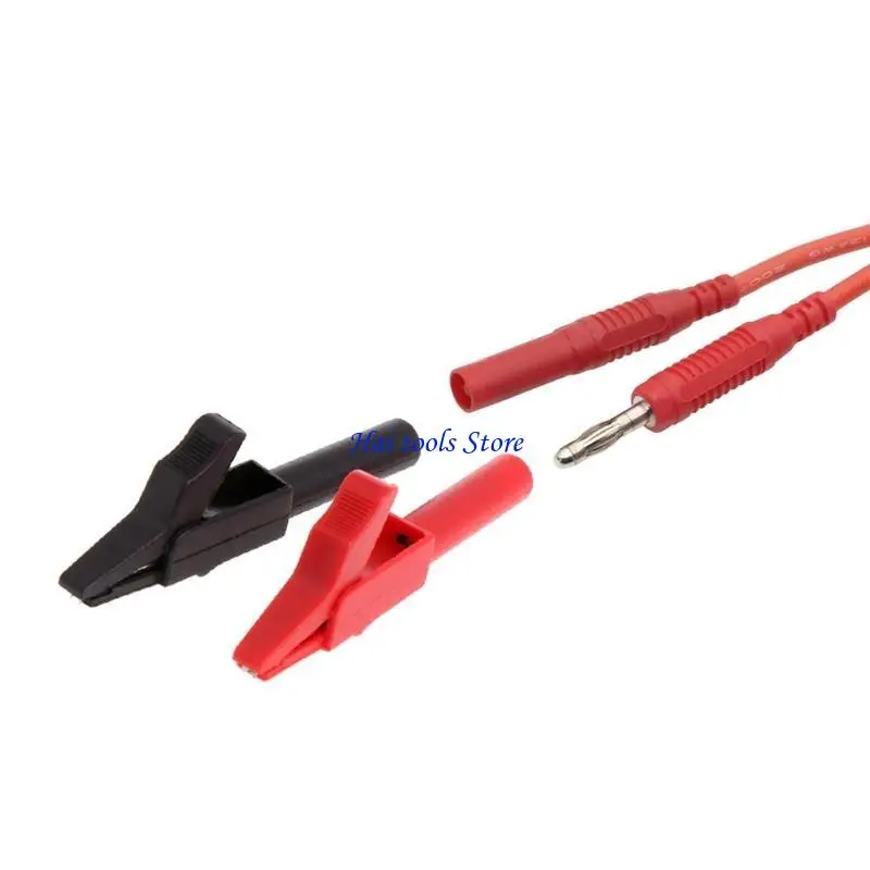 

X37e 2 PCS Croco-Dile Clips Clips Test Hed Clip для мультиметра и зажима