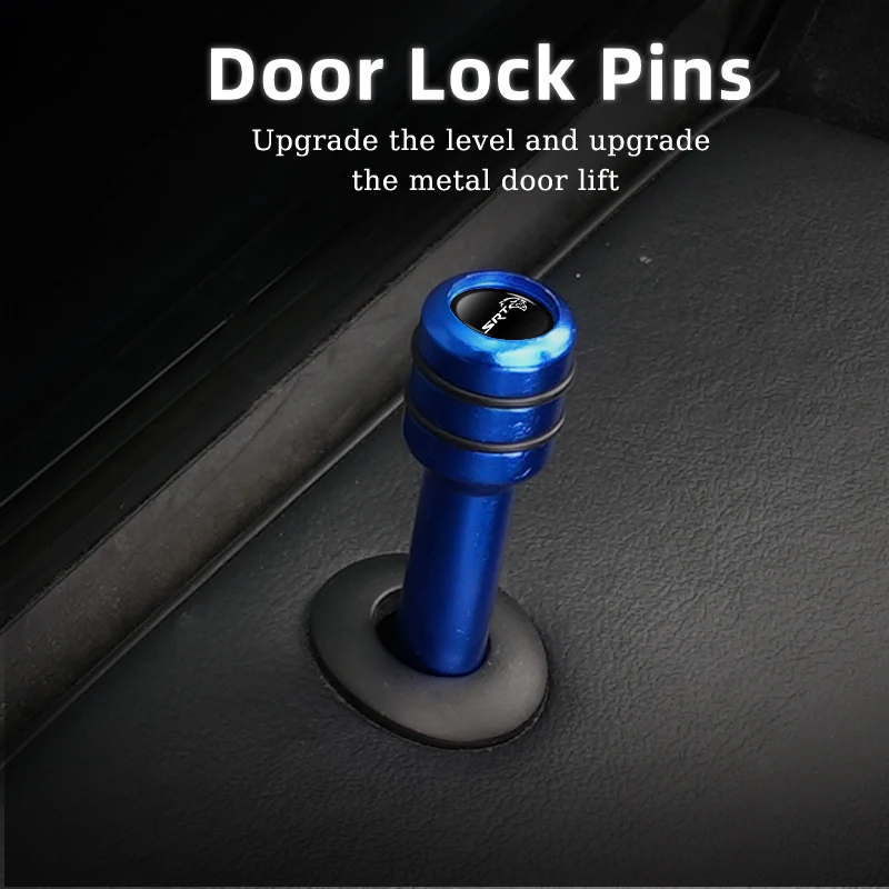 Car Interior Auto Lock Door Lift Alloy Safety Pin For Dodge SRT Ram Journey Charger Challenger Caliber Nitro Durango Avenger