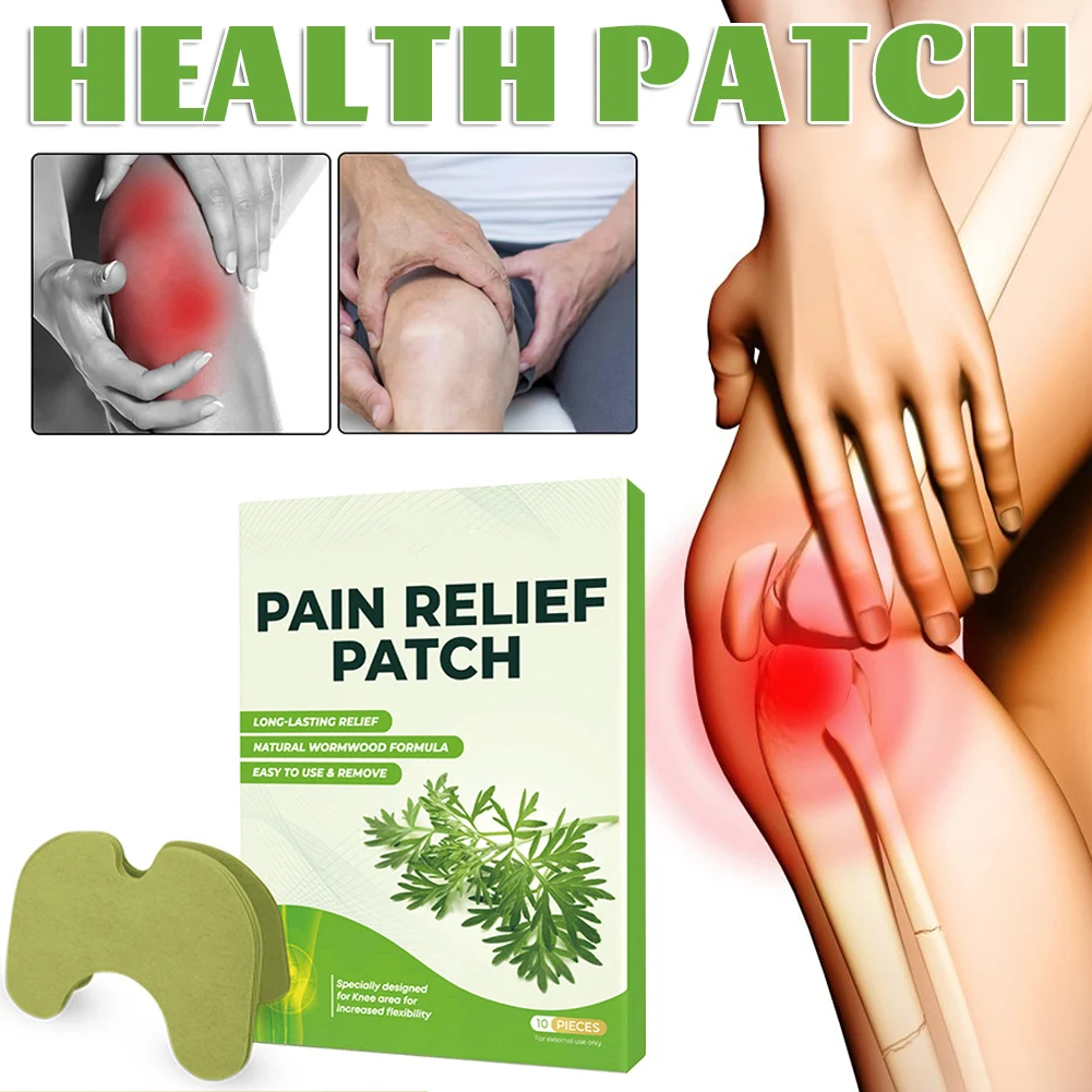 30pcs Mugwort Pain Relief Patch Natural Herbal Knee Plaster Muscle Sprain Knee Waist Pain Solution Rheumatism Rrthritis Sticker