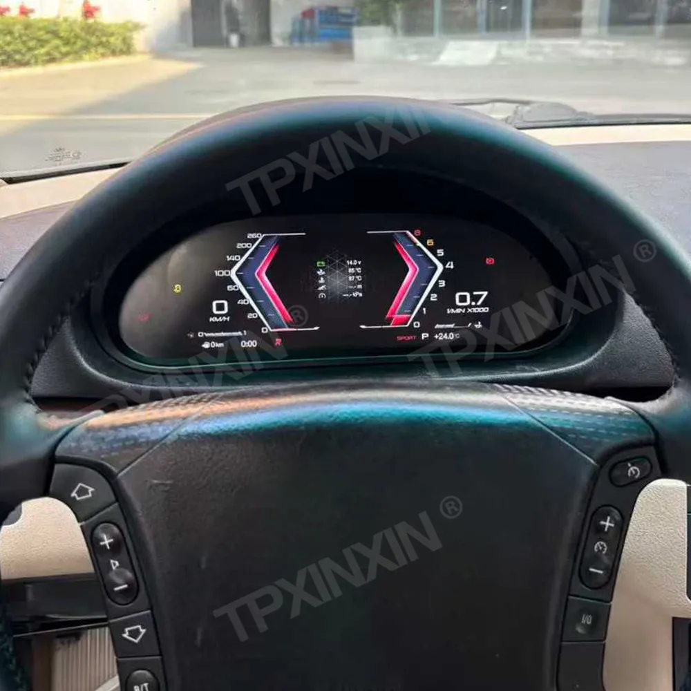 M Sport Carplay Car Digital Cluster For BMW E46 1999-2005 Virtual Cockpit Car Multimedia Player Dashboard Speed Meter Screen