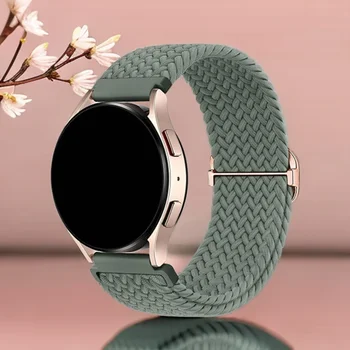 Pulseira trançada para samsung watch 7, pulseira esportiva respirável para samsung watch fe/watch 6/gear s3 band 20mm 22mm