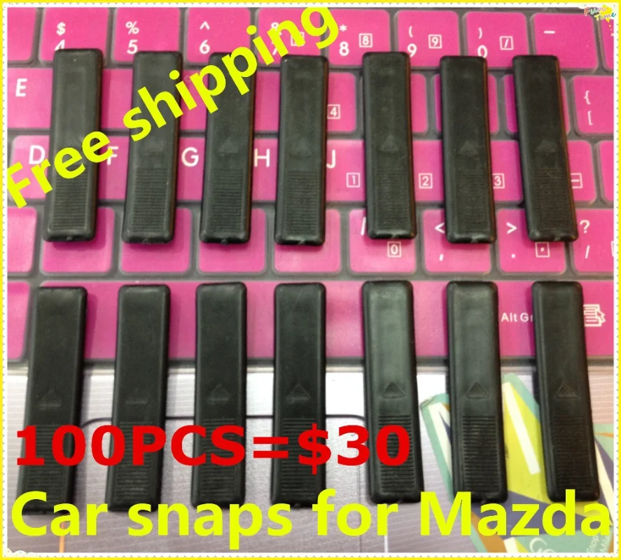 35pcs.For Mazda M6 M3 roof water of the decorative cover / roof plastic retaining clip snaps Free Shipping