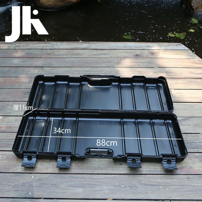 93*38*14cm Tactical Long Storage Box with Sponge Protective Waterproof Large Toolbox Sealed Safety Hunting Gun Hard Carry Case