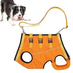 Legs Support Dog Back Brace Various Sizes Adjustable Puppy Sling Carrier Pet Assist Belt Breathable Dog Lift Harness Disabled