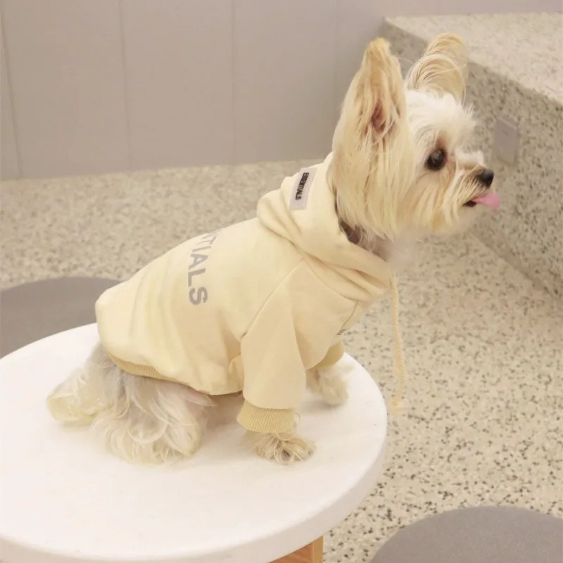 Hooded Sweater Pomeranian Teddy Warm Coat Clothes For Small Dogs Winter Pet Supplies Dog Sweatshirts