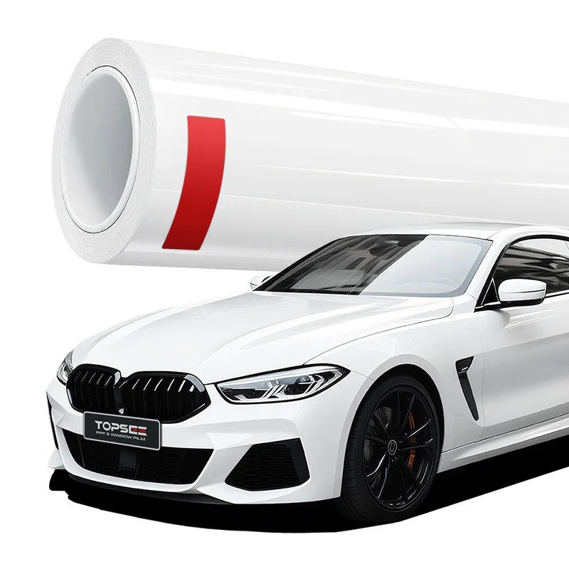 

Pearl White Gloss TPU Color Change PPF Car Wrap Film Self-Healing Paint Protection Vinyl Auto Sticker Full Wrap
