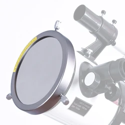 50mm to 225mm Solar Filter Fixed Diameter Aluminium 2024 New Version Solar Filter Metal Cap Telescope Accessories OSL-266