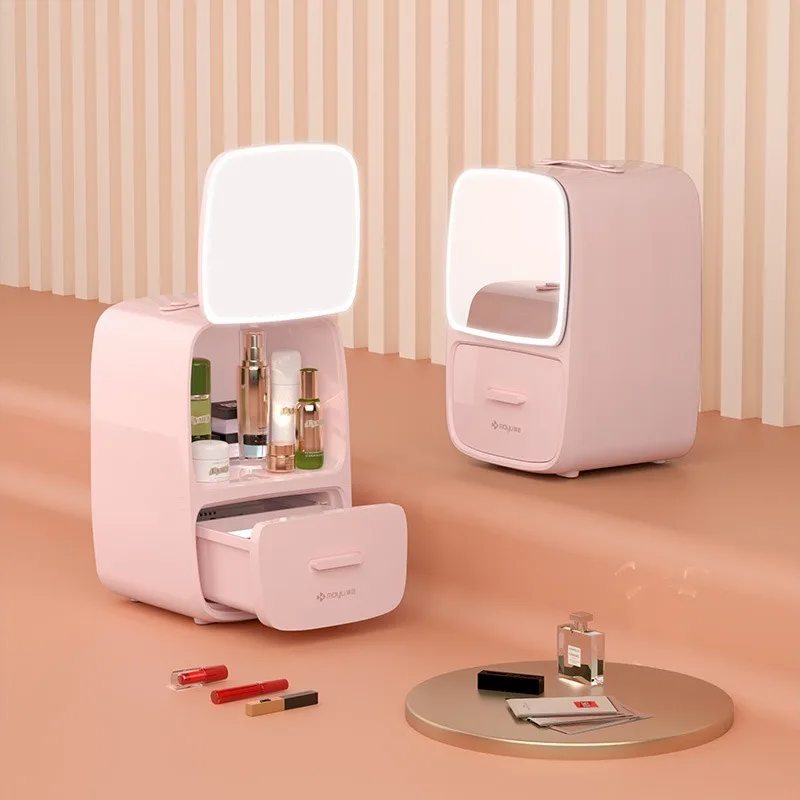 

Cosmetics refrigerator beauty makeup storage refrigerated thermostatic mini household small classified lipstick facial mask