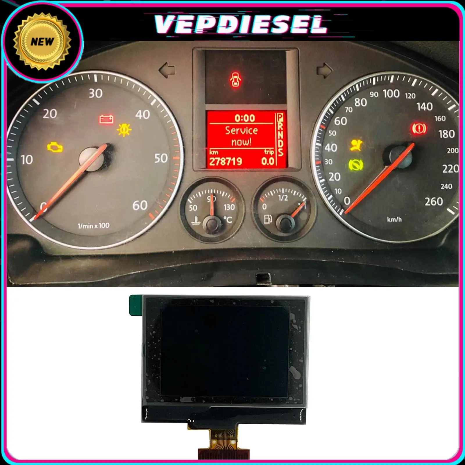 

1TD920862 1K0920861M 92290206 LCD Display Screen For VW Golf V Passat B6 Jetta Mk5 Skoda Seat Interior Accessories Parts