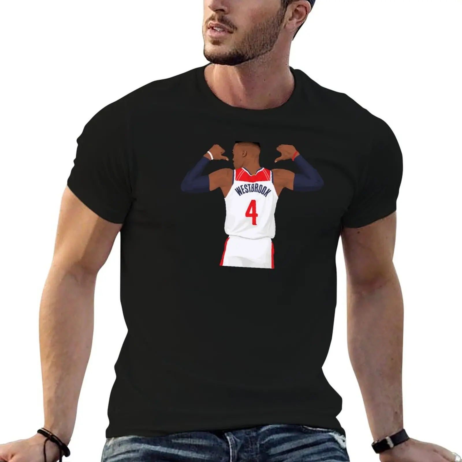 

Westbrook t Russell custom 4 shirt cotton man T-Shirt t shirt print
