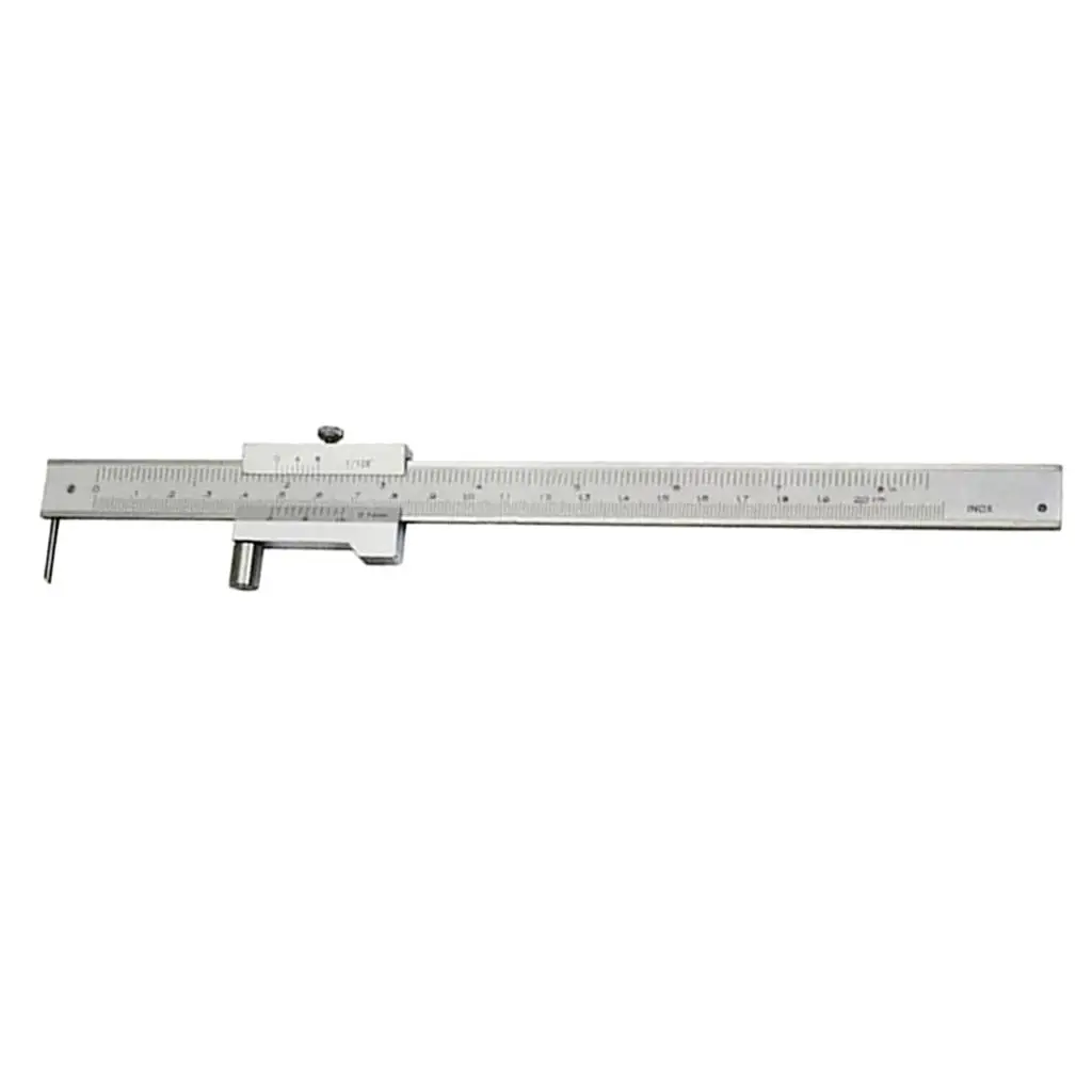 Heavy Duty Stainless Steel Vernier Caliper 0 to 200mm Marking Gauge for Furniture Making