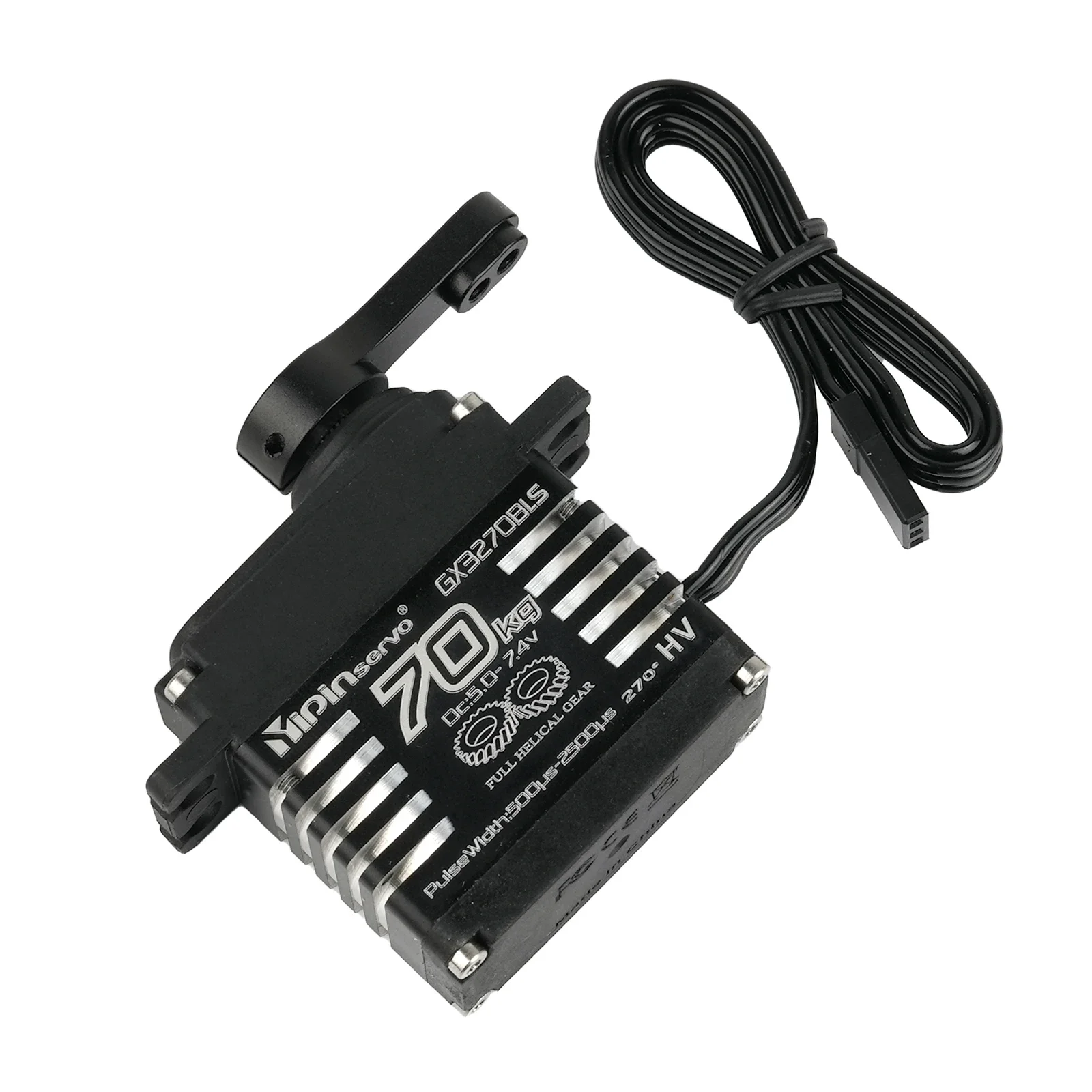 70Kg Digitale YP3270BLS RC Servo 180/270/360/357 Gradi Motore Brushless IP68 Acciaio Gear Servos 25T Braccio Per RC Auto Robot Crawler