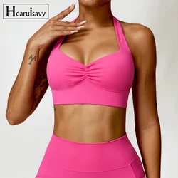 Scrunch Sports Bra Push up Gym Top Women Breathable Yoga Clothing Running Underwear Female Workout Brassiere Fitness Yoga Top