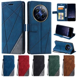 For Coque Realme 12 Pro+ Cover Luxury Flip Wallet Leather Case on for Funda OPPO Realme 12 Pro Plus Realme12 Plus Phone Case Bag