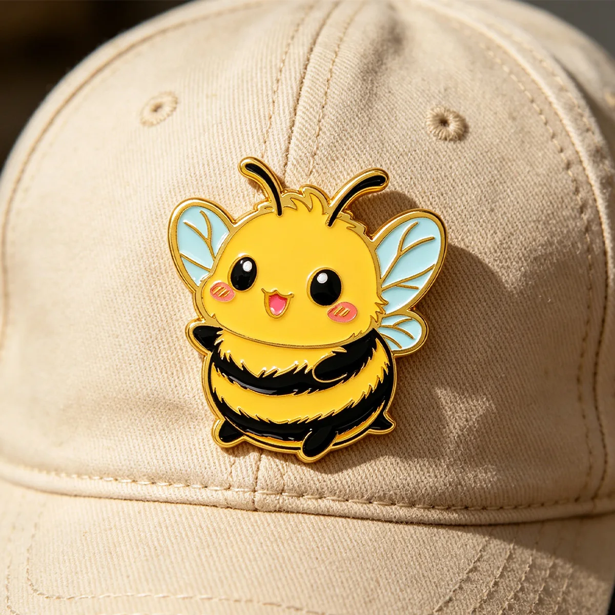 Cartoon Insects Enamel Pin Cute Bee Brooch Pines Lapel Pins Badge on Backpack Clothing Accessories Fashion Jewelry Friends Gifts view 6