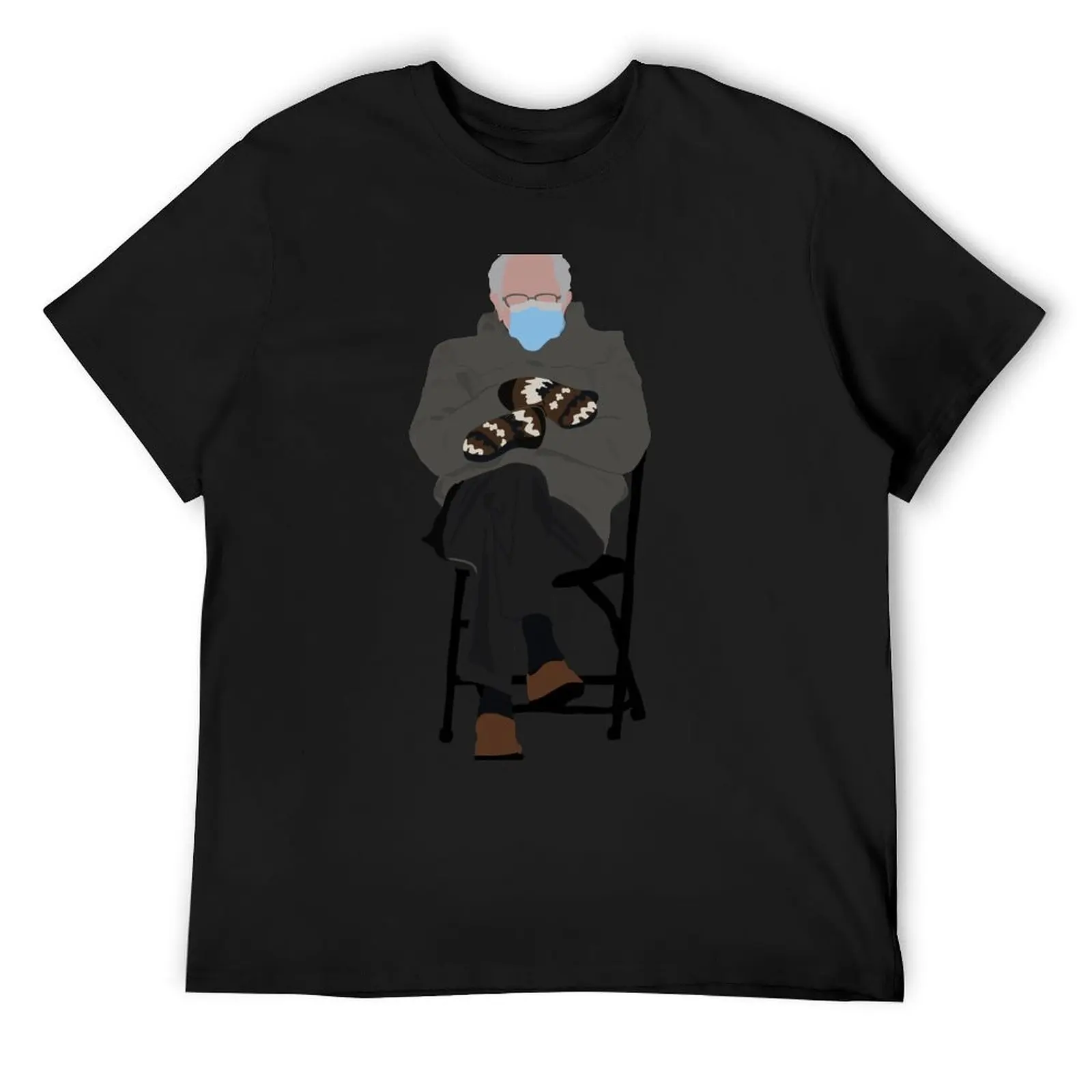 

bernie sanders at biden inauguration T-Shirt custom t-shirts Anime t-shirt mens graphic t-shirts