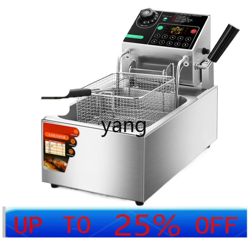 

Lcx Commercial Timing Single and Double Cylinder 220V Intelligent Automatic Lifting Electric Fryer
