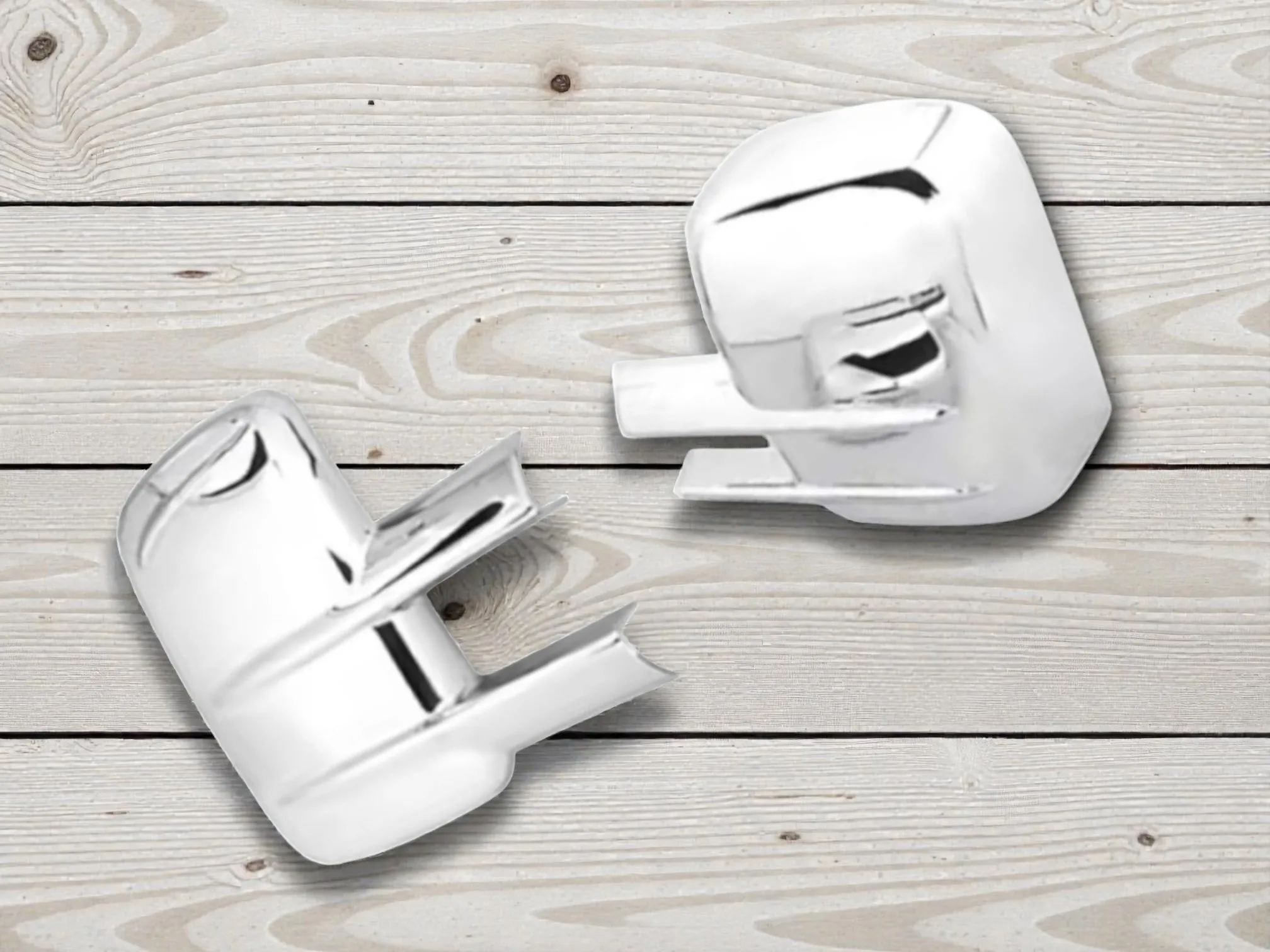 

Chrome Plated ABS Plastic Tow Mirror Covers For Chevy Silverado GMC Sierra (Overlay Covers) 2500HD 3500HD 1500