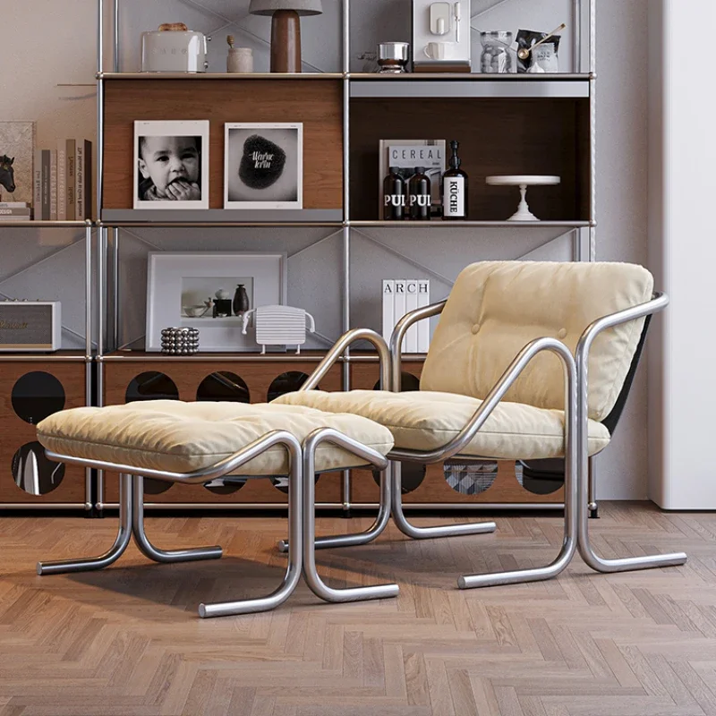 &Lounge Comfort Chairs Nordic Modern Lazyboy Chairs Balcony Living Room Design Comfy Comfortable Fauteuil Salon Bedroom Furnitur
