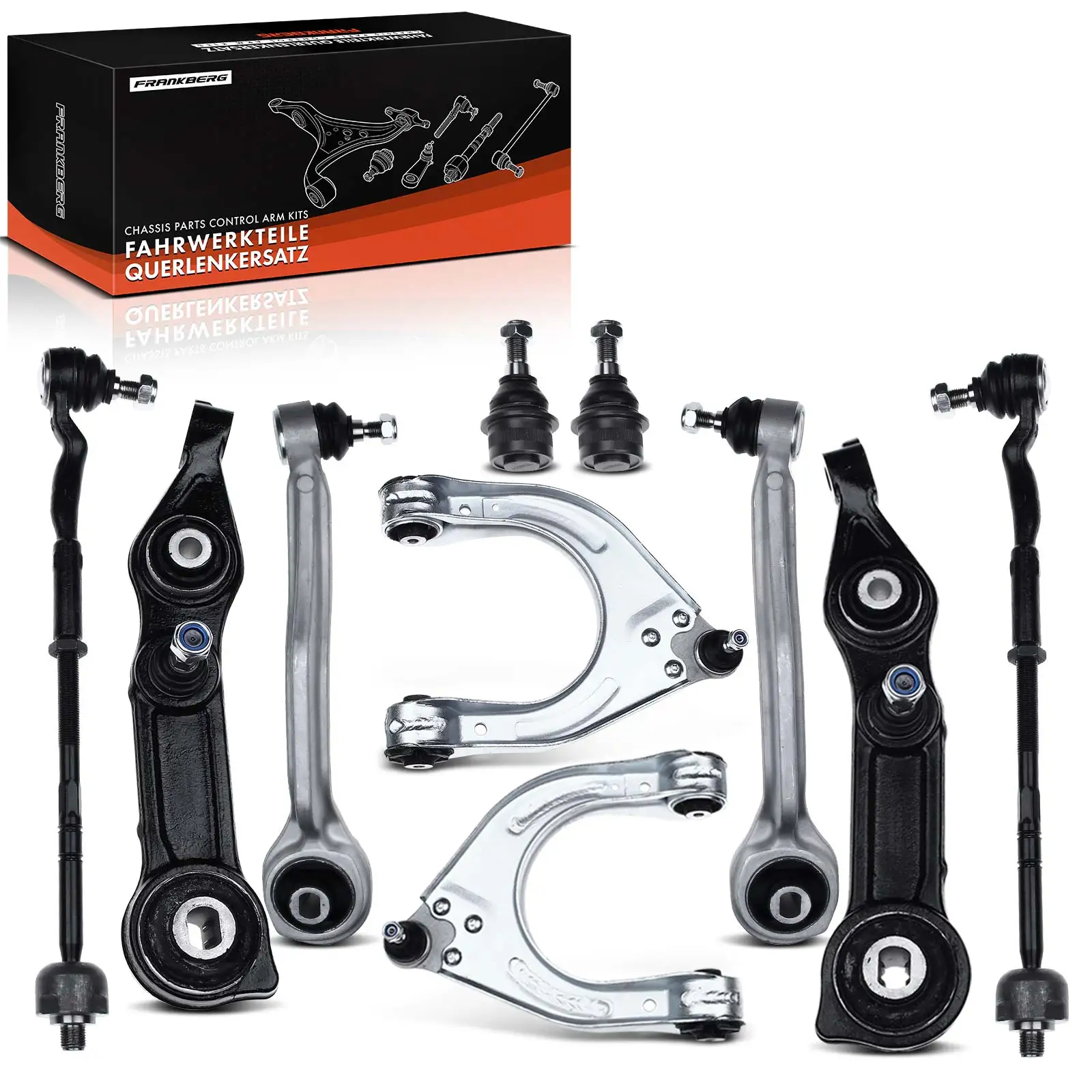 Frankberg 10-delige draagarmset vooras voor Mercedes-Benz E-Klasse W211 E-Klasse T-Model S211 2002-2009 2113304307