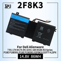 2F8K3 Laptop Battery for Dell Alienware 17 R1 17X M17X-R5 18 R1 18X M18X-R3 Series P18E P18E001 P19E P19E001 02F8K3 G33TT