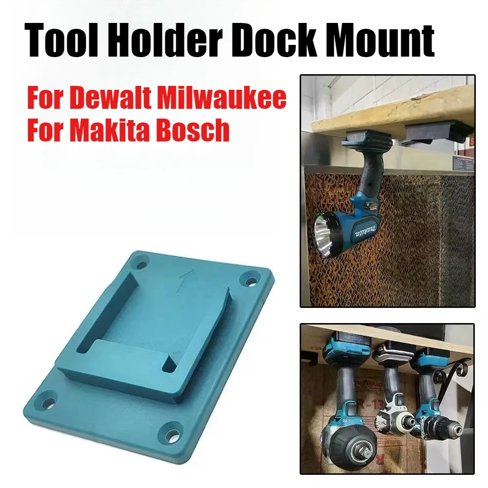 

Machine Storage Rack Shelf Slot Rack Bracket Holder Suitable for DEWALT 14.4V/18V/20V Miwaqi M18 18V lithium battery tool