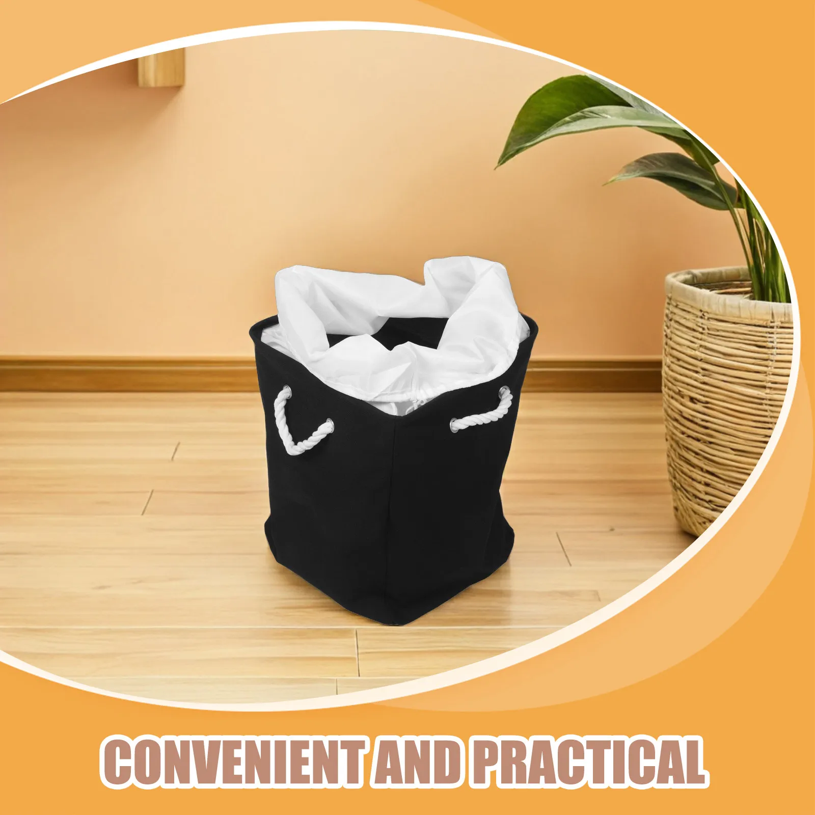 

Grey Corner Storage Bin Triangular Foldable Fabric Laundry Hamper Removable Liner for Nursery Bedroom Bathroom Clothes