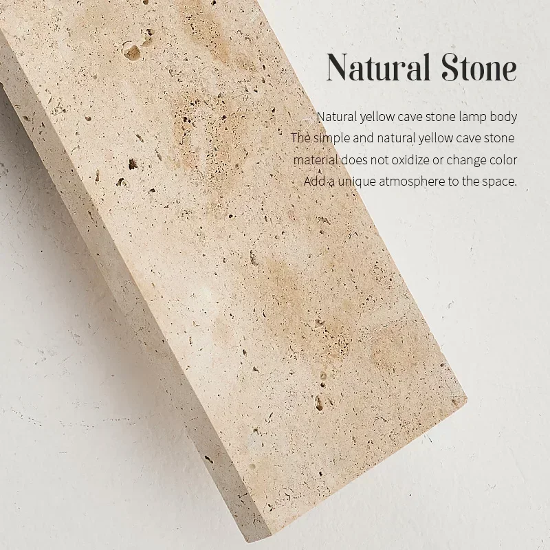 Cloudstone Waterproof Light Striped Natural Stone Wall Light Suitable For Living Room Kitchen Villa Bedroom Lighting Fixtures