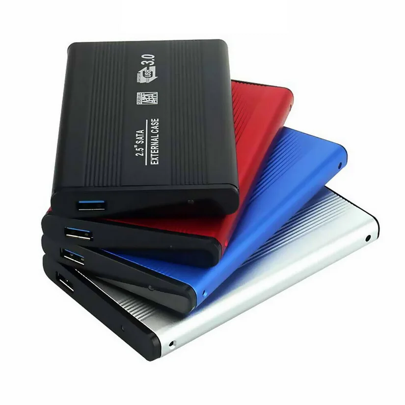 1PCS USB 3.0 SATA 2.5 Inch Metal Hard Drive External Enclosure Mobile Disk Box Case