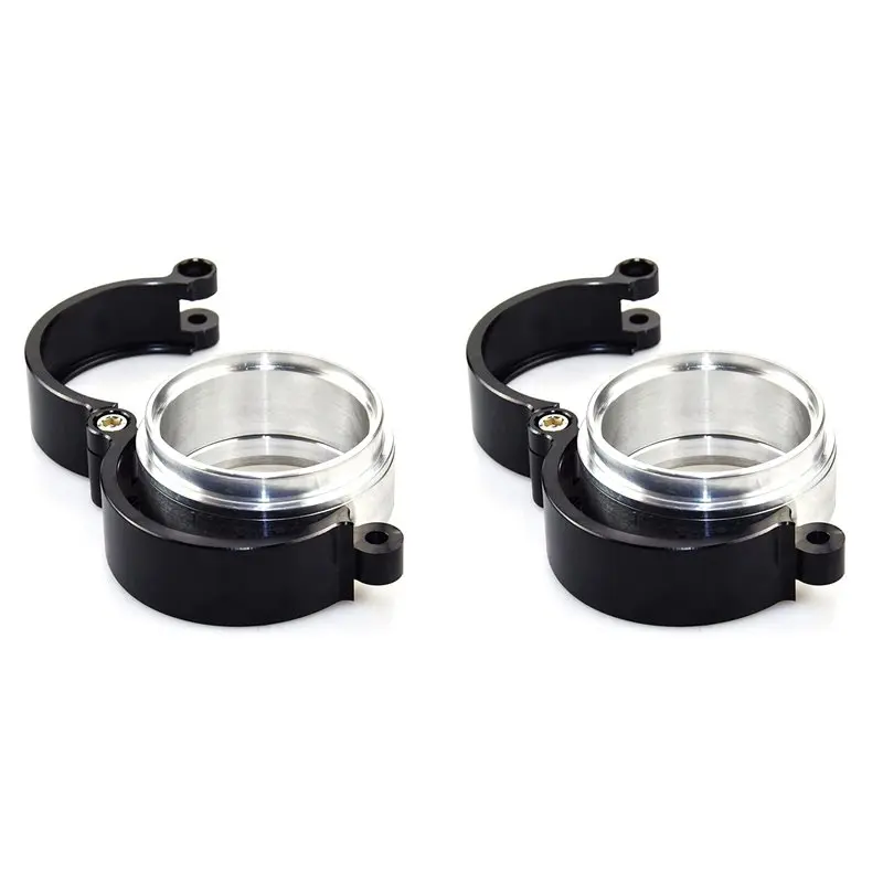 ABCA-2 Set 3Inch Aluminum Quick Release V Band Clamp 32516 Pinless HD Clamp For Intercooler Pipe Clamp Throttle